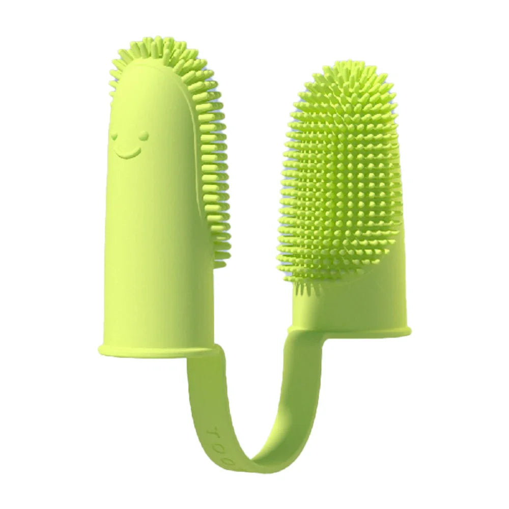 Dog Soft Double Finger Toothbrush