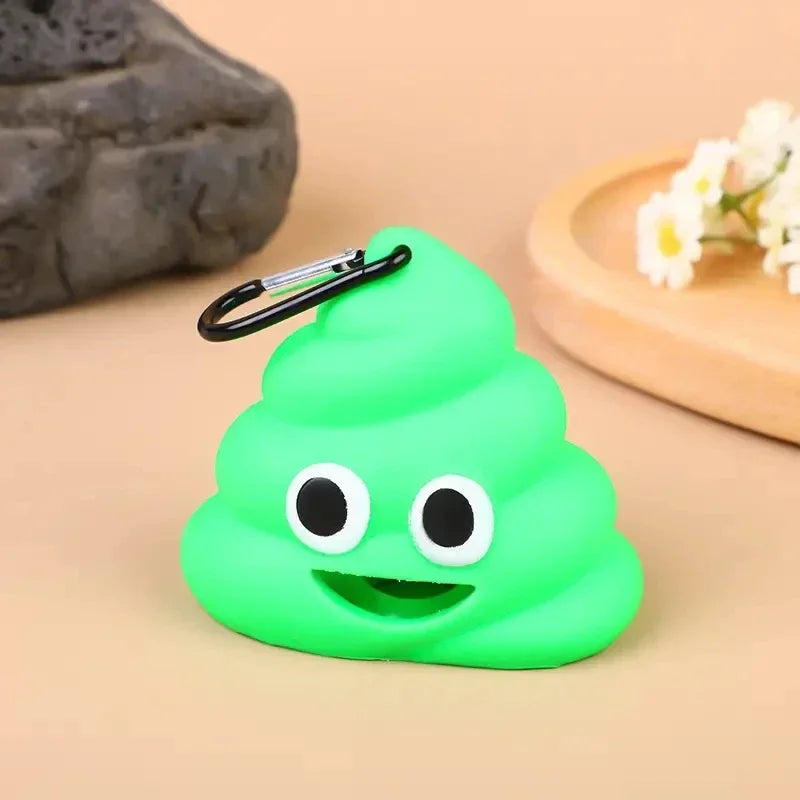 Creative Poop Shaped Pet Poop Waste Bag Dispenser