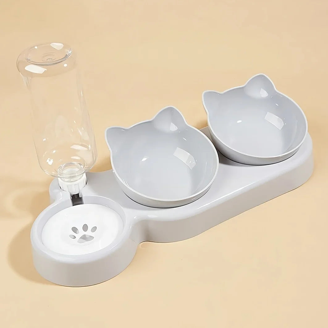 3 In 1 Pet Bowls With Water Feeder