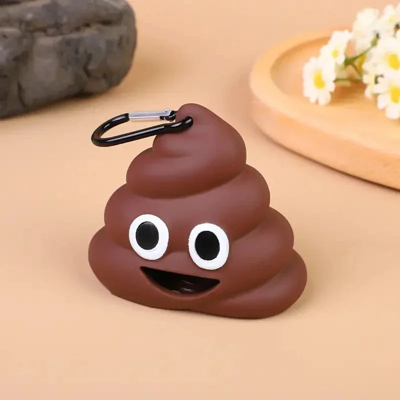Creative Poop Shaped Pet Poop Waste Bag Dispenser