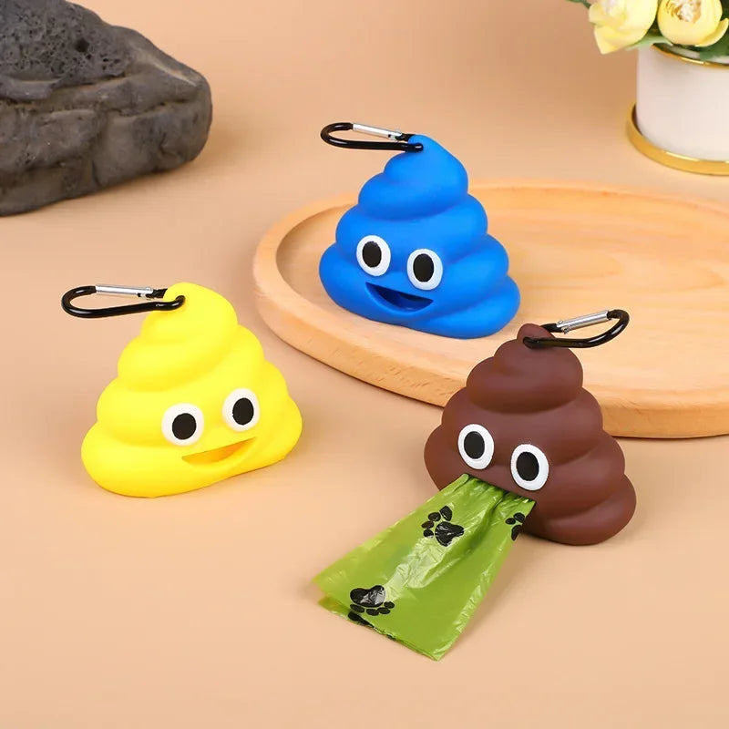 Creative Poop Shaped Pet Poop Waste Bag Dispenser