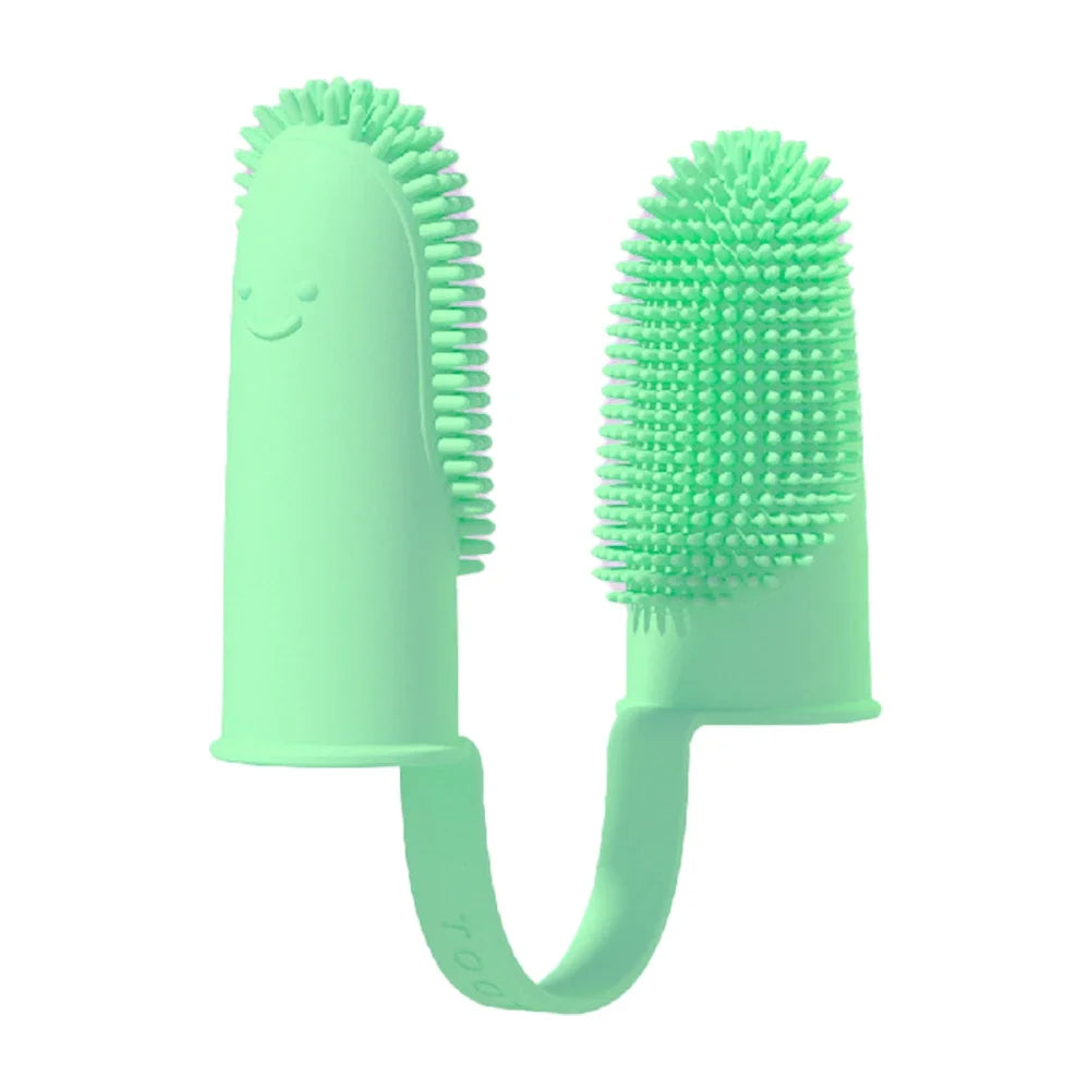 Dog Soft Double Finger Toothbrush