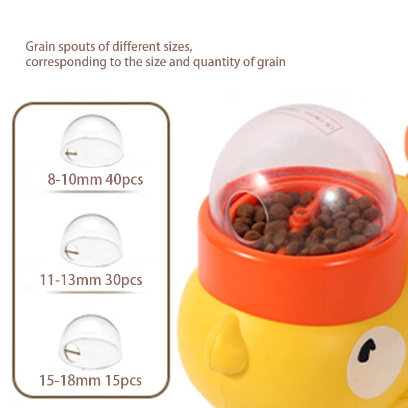 Yellow Duck Pet Feeder