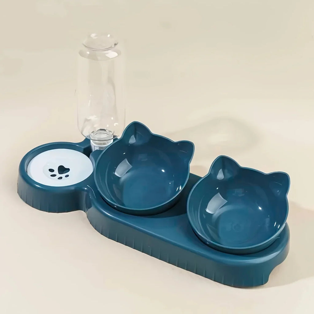 3 In 1 Pet Bowls With Water Feeder