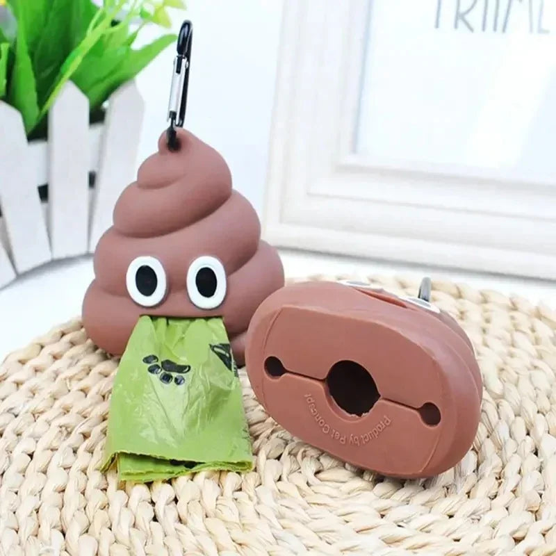 Creative Poop Shaped Pet Poop Waste Bag Dispenser