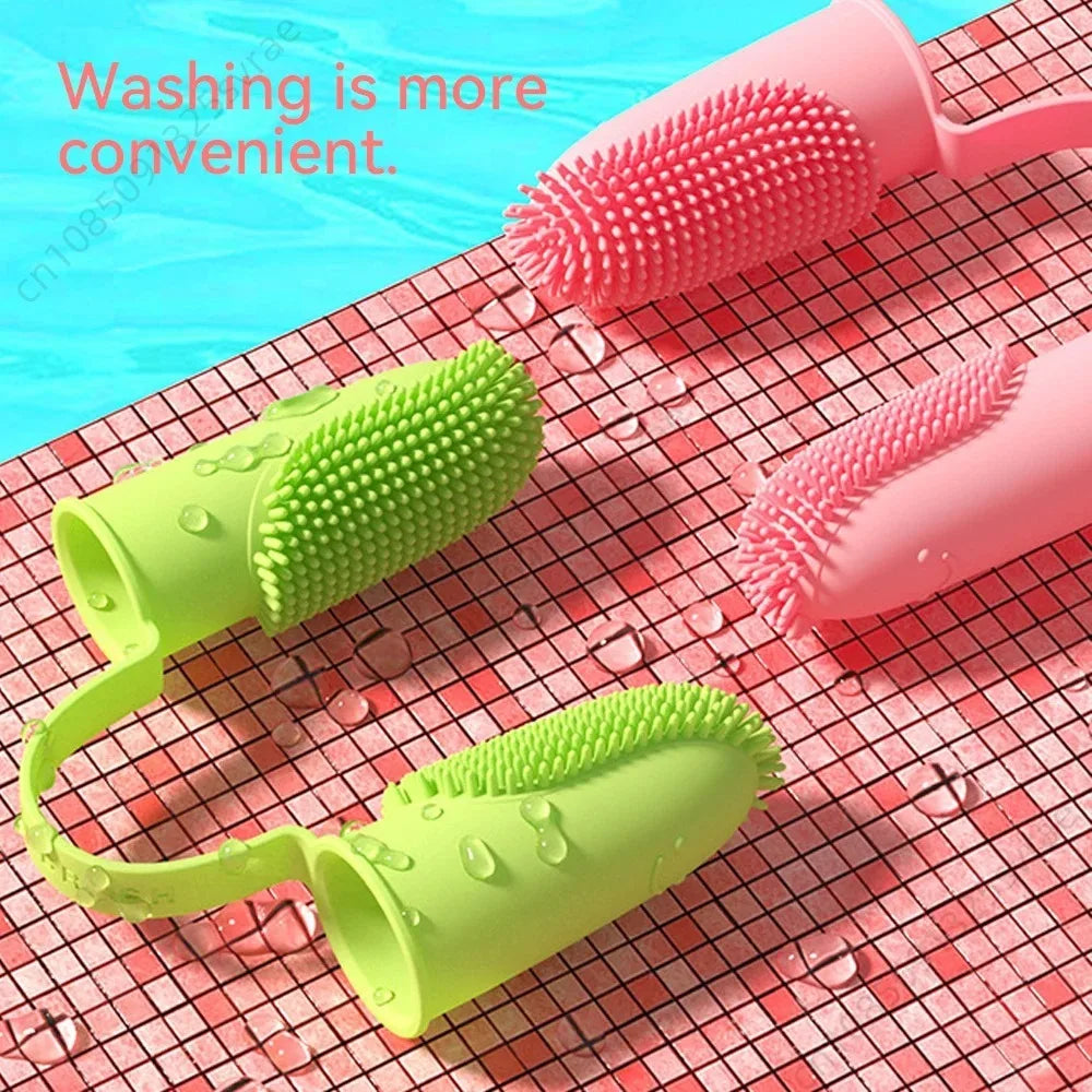 Dog Soft Double Finger Toothbrush
